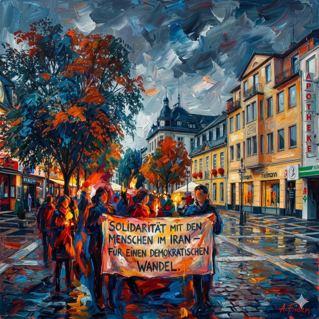 Mahnwache: Solidarität mit den Menschen im Iran – Samstag, 17.01., 12:30 Uhr