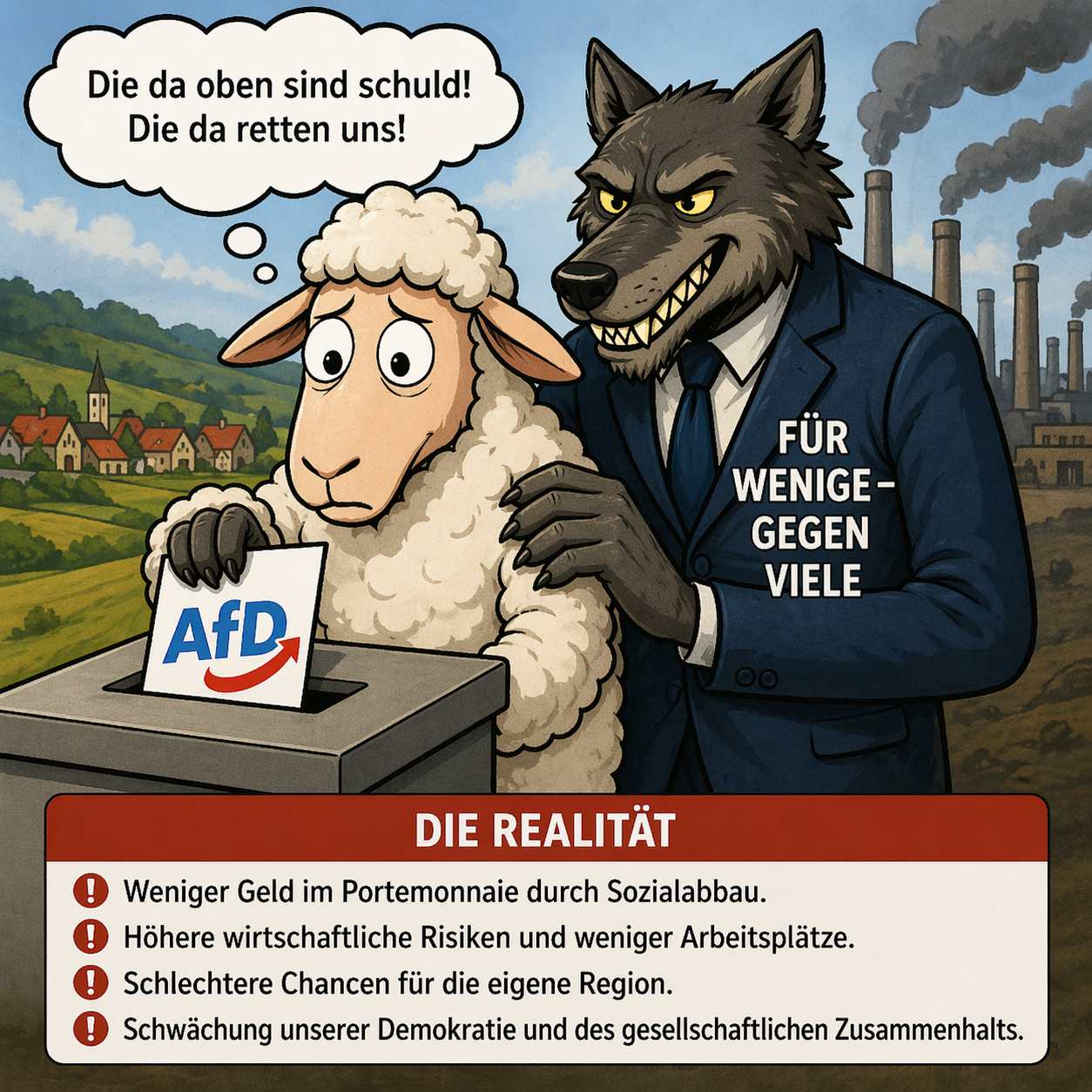 Das AfD-Paradox: Warum AfD-Wähler*innen die AfD nicht wählen sollten