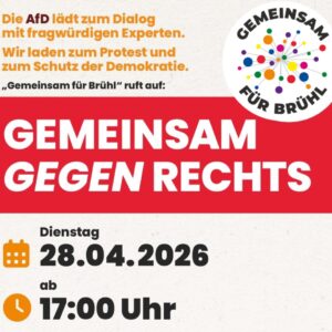 Gegendemo Gemeinsam gegen rechts